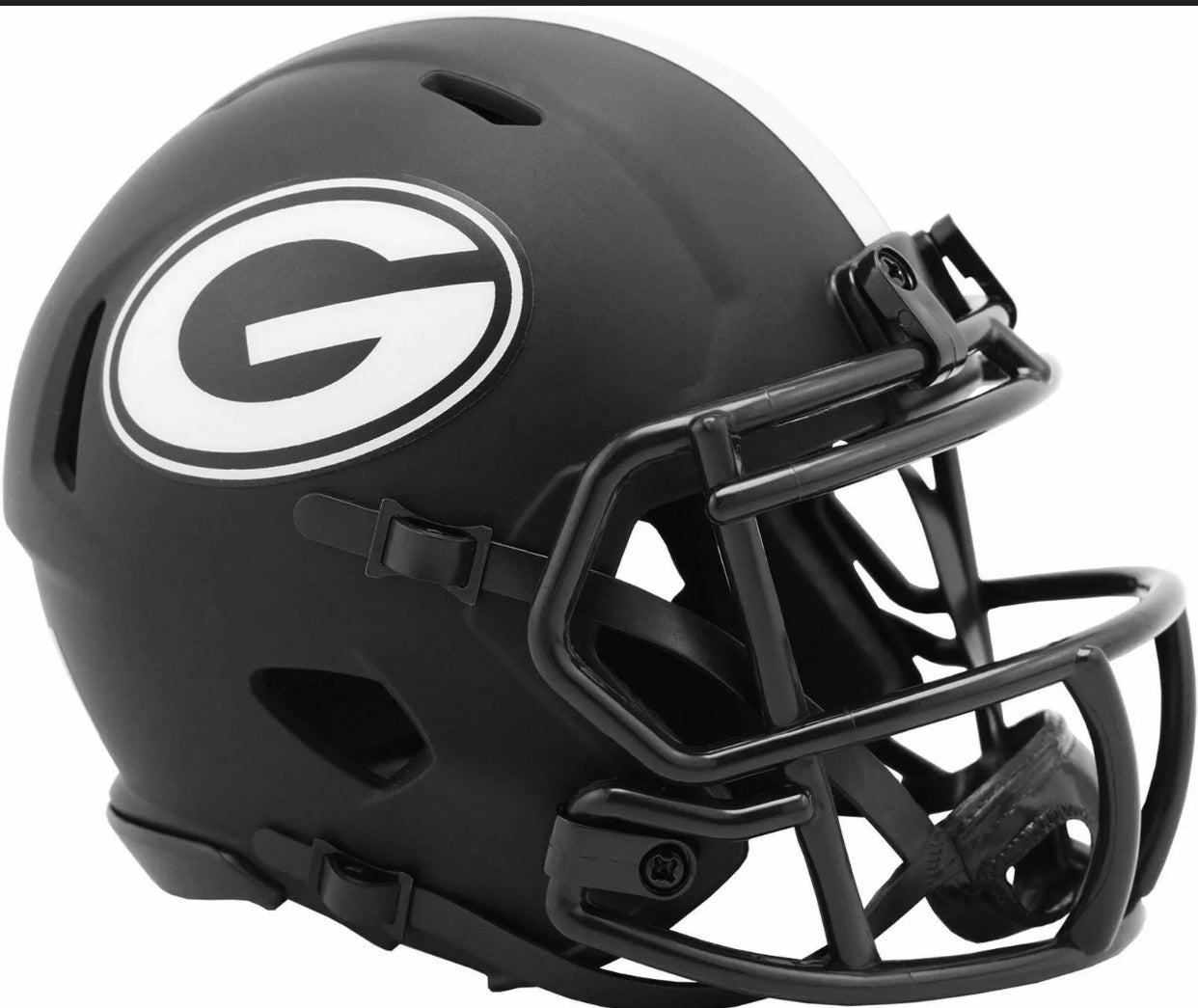 Packers Matte White Speed Mini Helmet