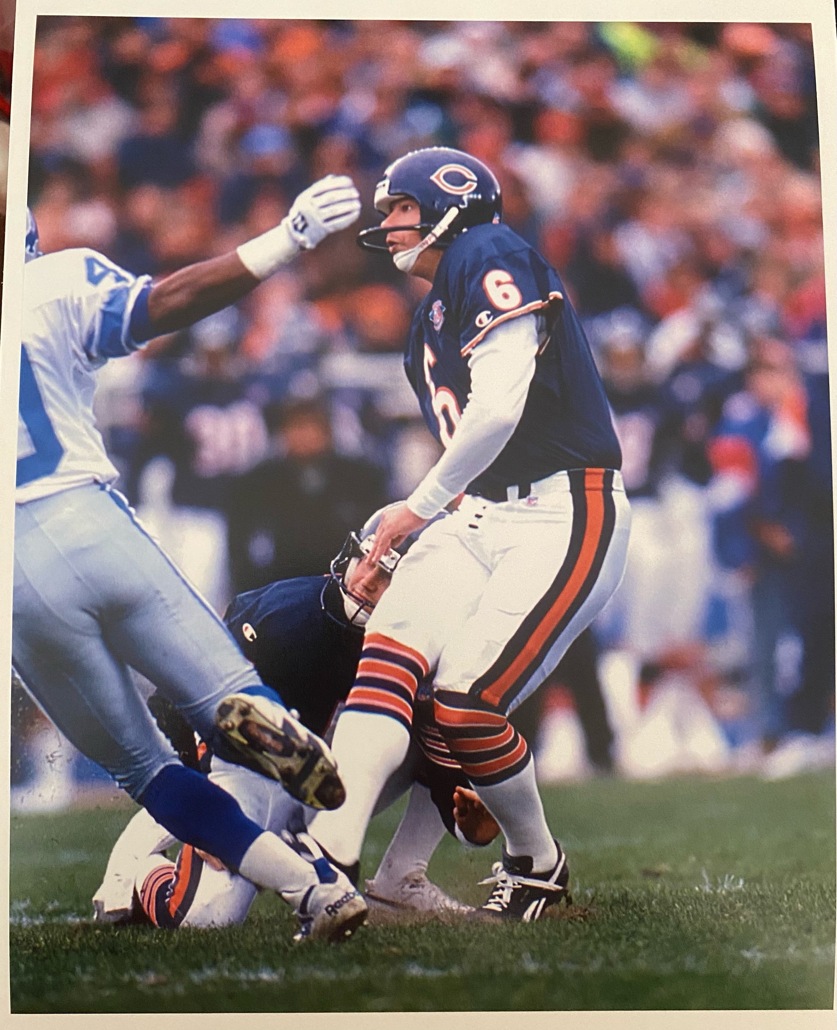 Kevin Butler Autographed Signed (Chicago Bears) Photo File 8X10