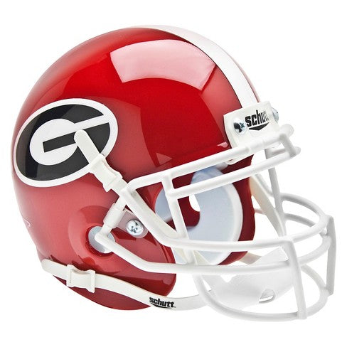 MARK RICHT SIGNED SCHUTT MINI HELMET